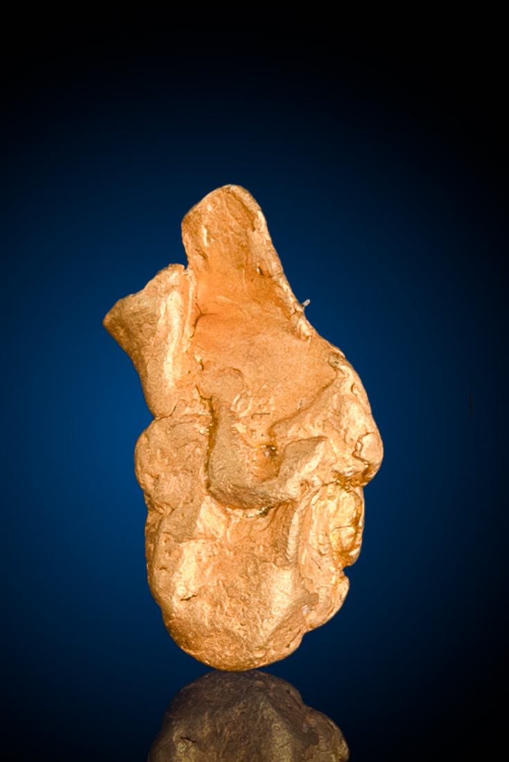 (image for) Intricate Leaf Gold Nugget from Australia - 1.35 grams